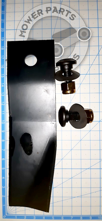 thumbnail image 2 of 4x Blades & Bolts Set For 28" Cox Orion Scout Stockman Ride-on Mowers - SKIT33 2 of 4
